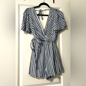 Stripped Romper